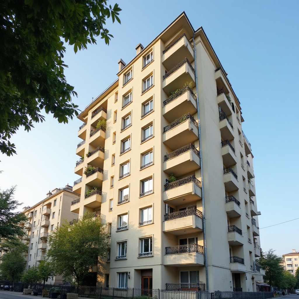 Bloc de apartamente în București, zonă acoperită de serviciul de home staging